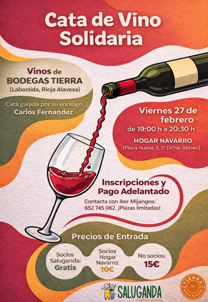 Cata de vinos solidaria